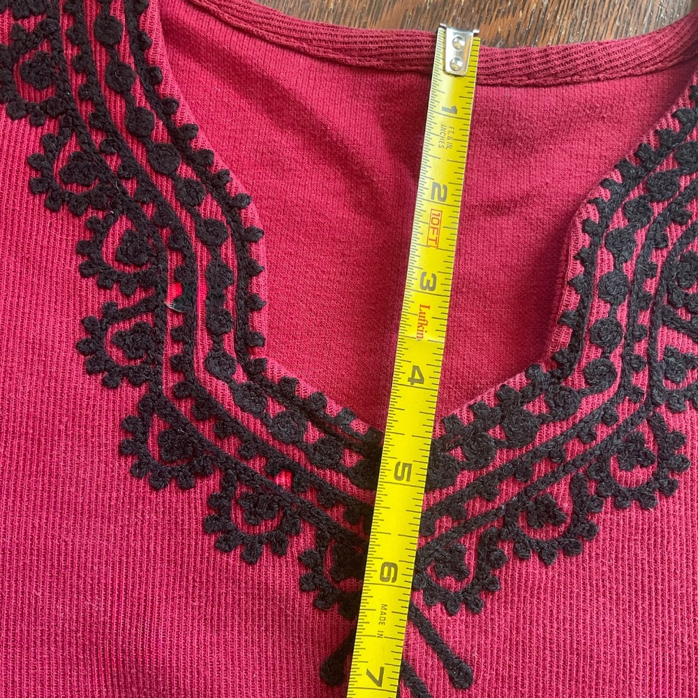 VINTAGE Unknown Brand Embroidered Dress size L/XL - Picture 7 of 16